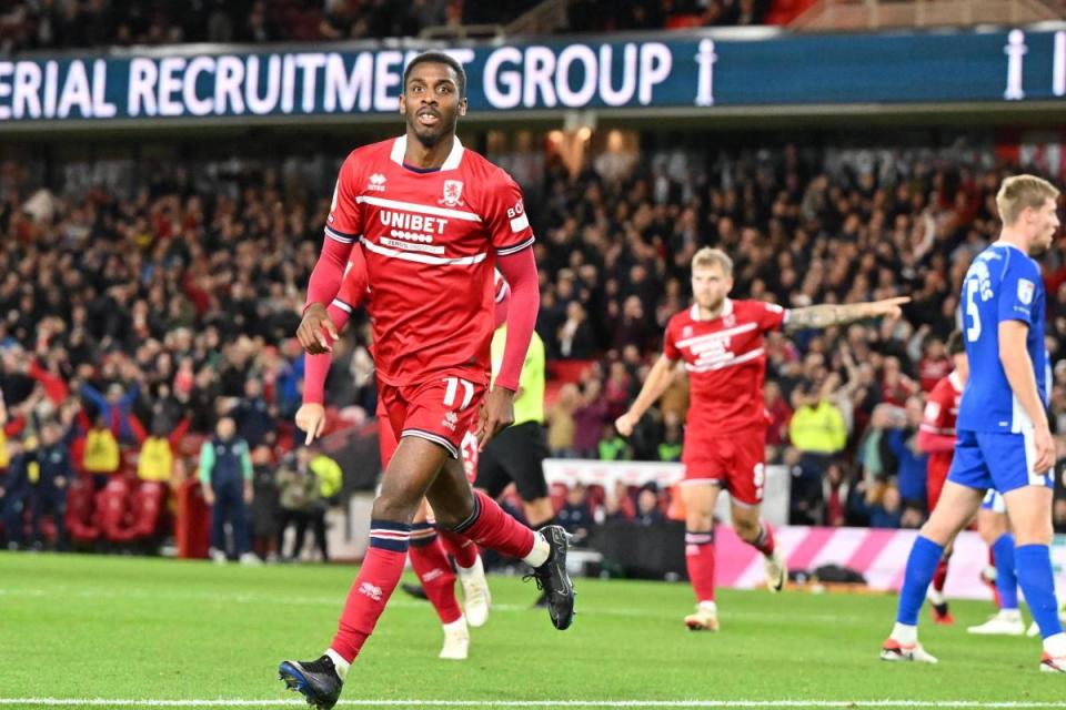 Middlesbrough winger Isaiah Jones <i>(Image: Andrew Varley)</i>