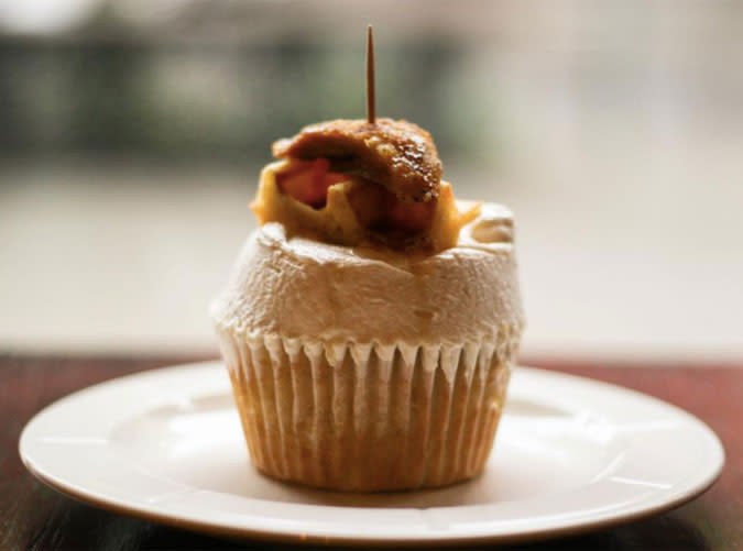 Chicken and Waffle Cupcake (Brooklyn Sweet Spot, NY)