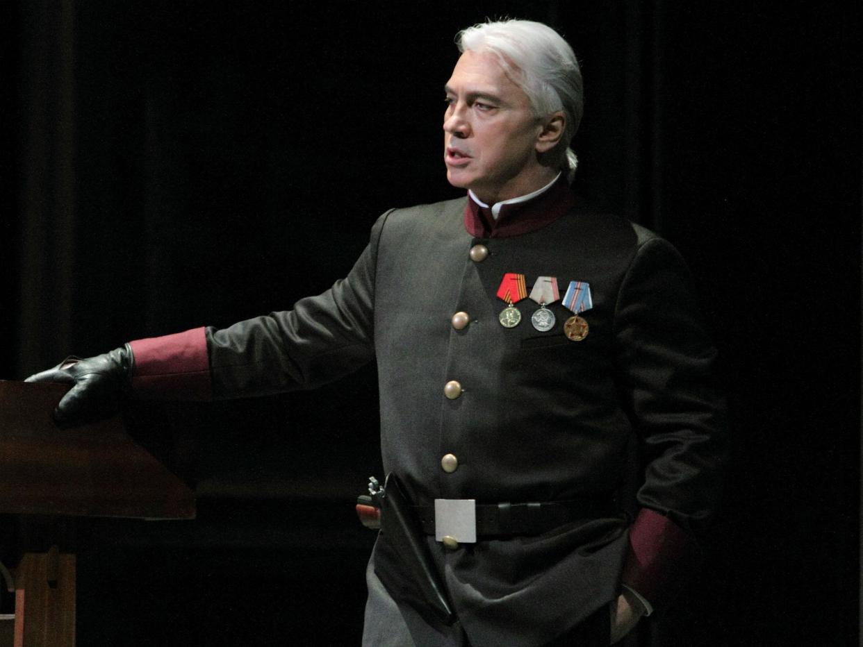 The performance of Tchaikovsky's Piano Trio in A minor at the Wigmore Hall was dedicated to Dmitri Hvorostovsky (above) who died on 22 November: Catherine Ashmore