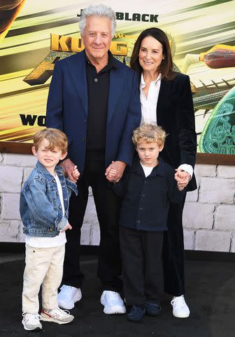 <p>Michael Buckner/Variety/Getty</p> Dustin Hoffman and his grandsons