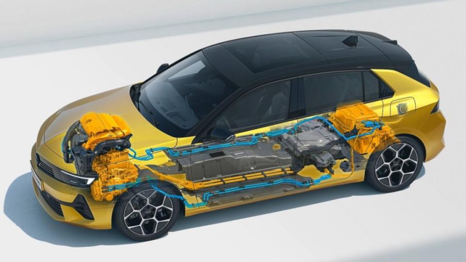 六代Astra搭載的EMP2平台能夠兼容燃油、PHEV以及純電動力。(圖片來源/ Opel)