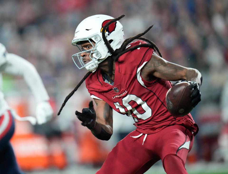 Speculation is swirling around Arizona Cardinals wide receiver DeAndre Hopkins. There are now odds for where he could be traded.