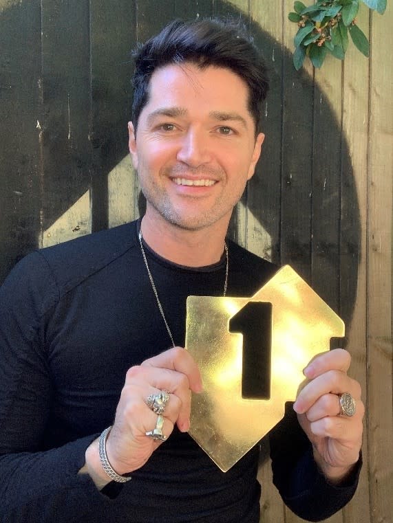 The Script’s Danny O’Donoghue (Official Charts Company/PA)