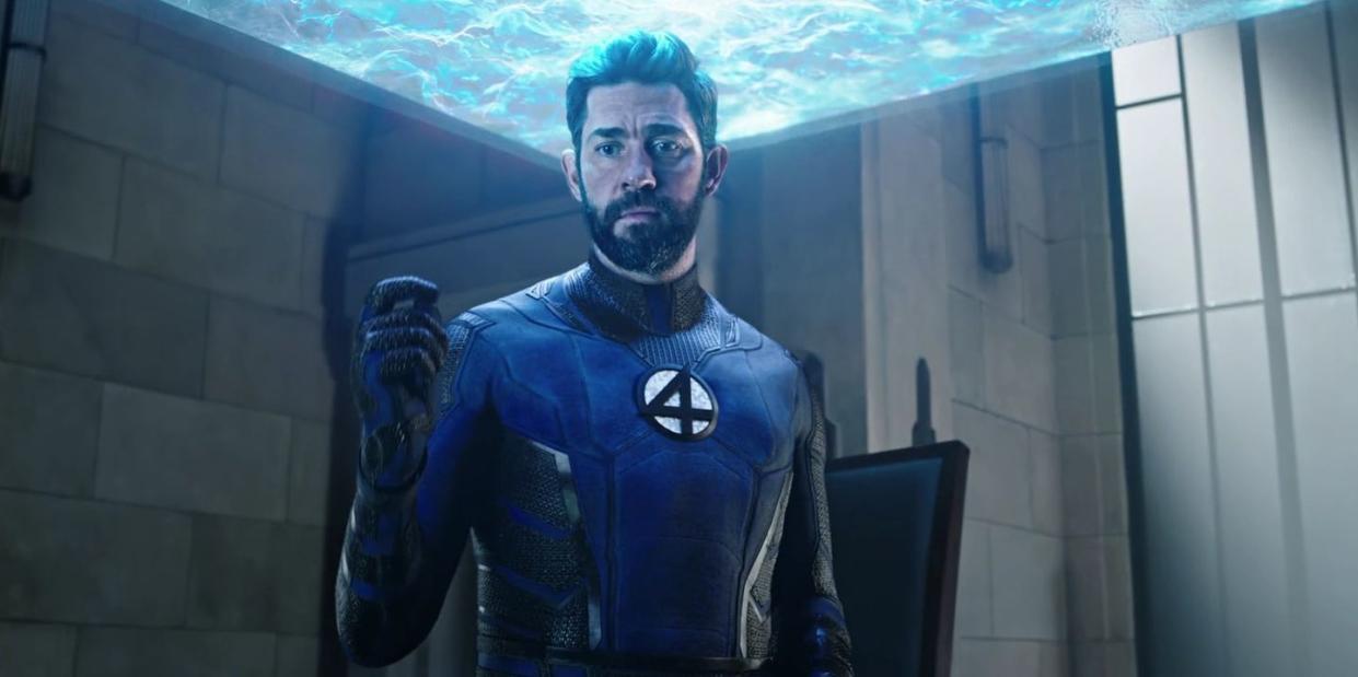 john krasinski as reed richards in doctor strange 2