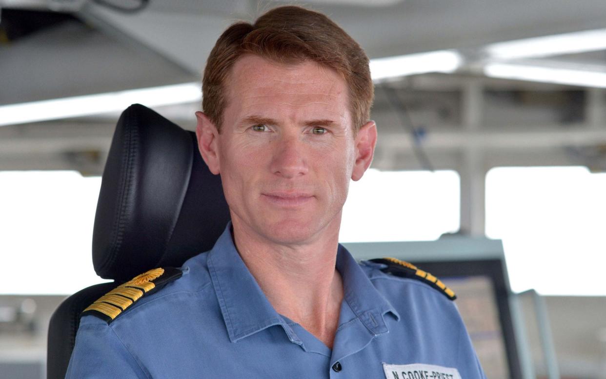 Commodore Nick Cooke-Priest, Commanding Officer of HMS Queen Elizabeth, had been reassigned - PA