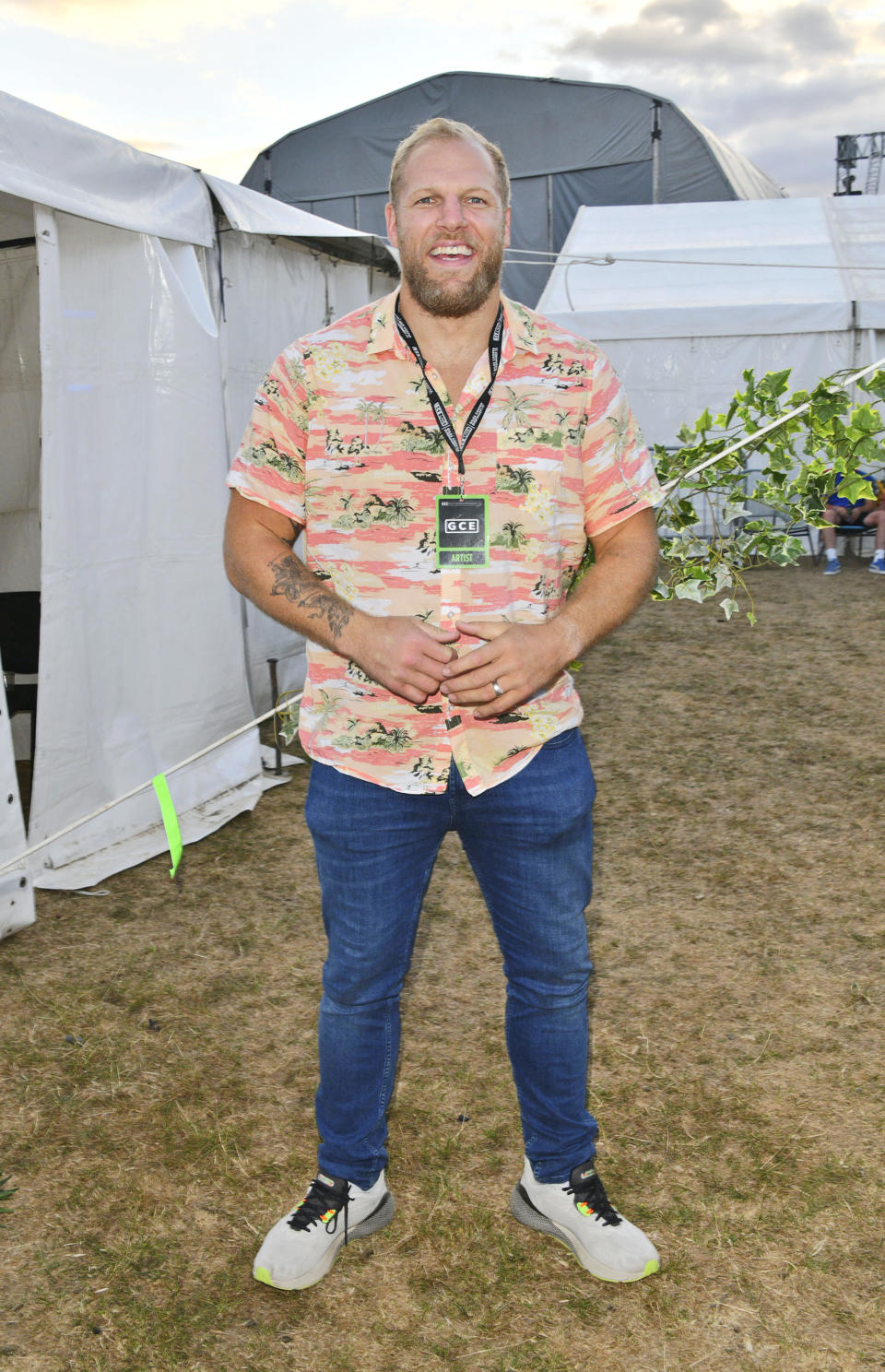 The couple's friend James Haskell also shared how 'private' the former rugby star will be about the royals. (Getty Images)