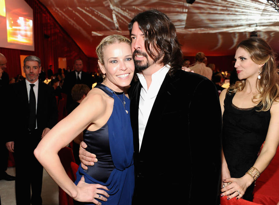 Chopard At 21st Annual Elton John AIDS Foundation Academy Awards Viewing Party: Chelsea Handler and Dave Grohl