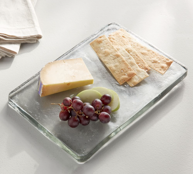 8) Slab Glass Cheese Board