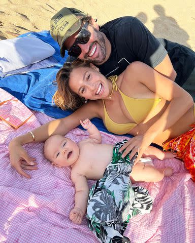 <p>Brody Jenner/Instagram</p> Brody Jenner, Tia Blanco and baby girl Honey Raye Jenner