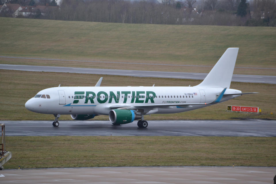 <p>No. 4 least punctual airline: Frontier Airlines Inc.<br>OTP Rating: 75.19<br>(Alec Wilson / Flickr) </p>