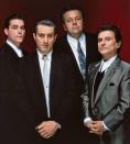 <p>Liotta got his start in the business with a handful of bit parts and a role on the soap opera <em>Another World, </em>but it was his turn in 1990's <em>Goodfellas</em> (here with Robert De Niro, Paul Sorvino and Joe Pesci) that truly put him on the map. </p> <p>"So many people saw it, and it's a movie that keeps on giving," he told PEOPLE in 2021. "Fathers show their sons."</p>