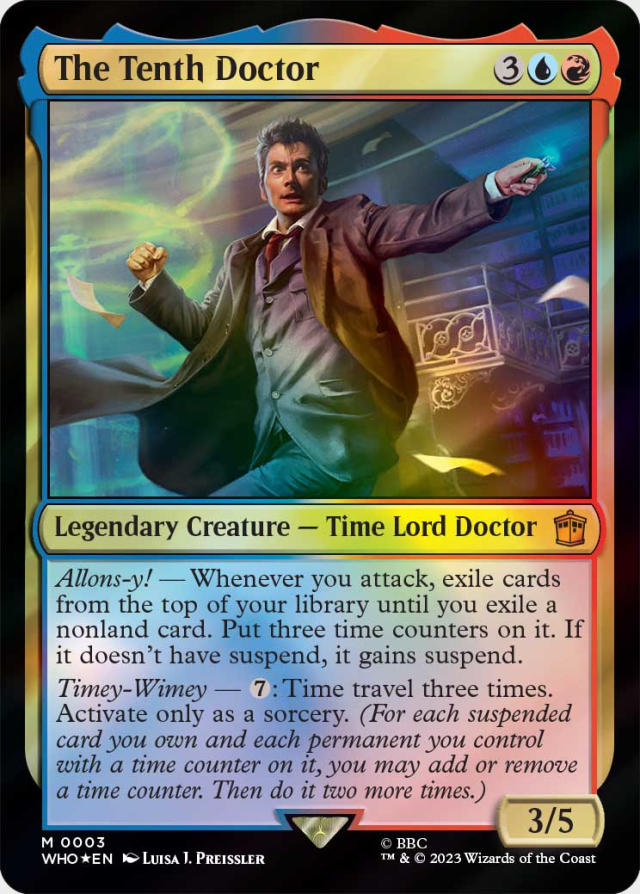 MTG Doctor Who cards add fish fingers, custard, and a lot of gorgeous ...