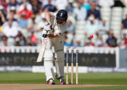 Cricket - England vs West Indies - First Test - Birmingham, Britain - August 17, 2017 England's Mark Stoneman is bowled by West Indies Kemar Roach Action Images via Reuters/Paul Childs