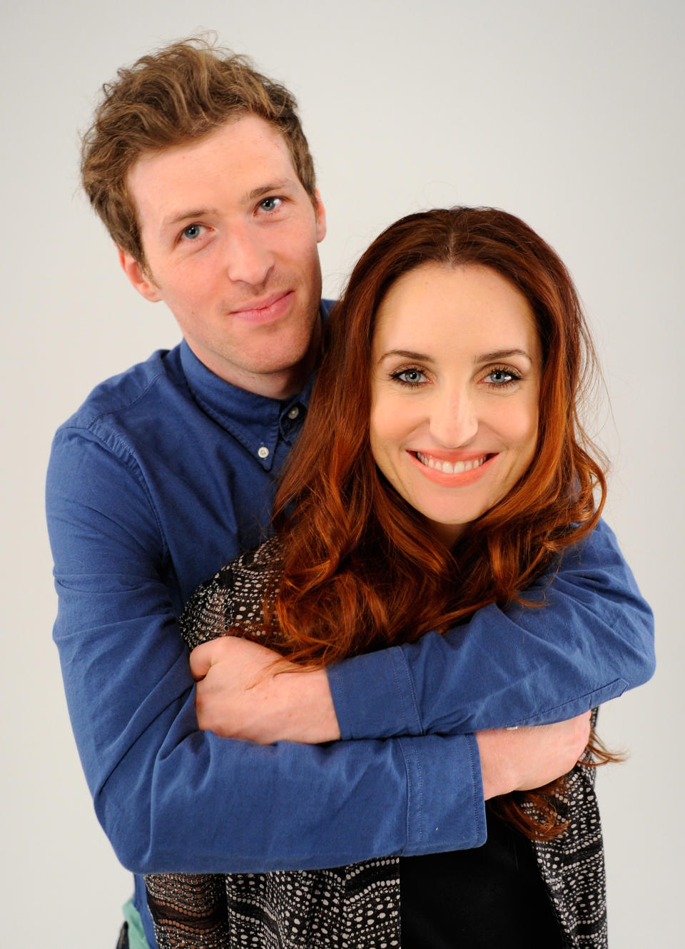 NEW YORK, NY - APRIL 25: Writer/director Daryl Wein and writer/actress Zoe Lister Jones of the film 'Lola Versus' visit the Tribeca Film Festival 2012 portrait studio at the Cadillac Tribeca Press Lounge on April 25, 2012 in New York City. (Photo by Andrew H. Walker/Getty Images)