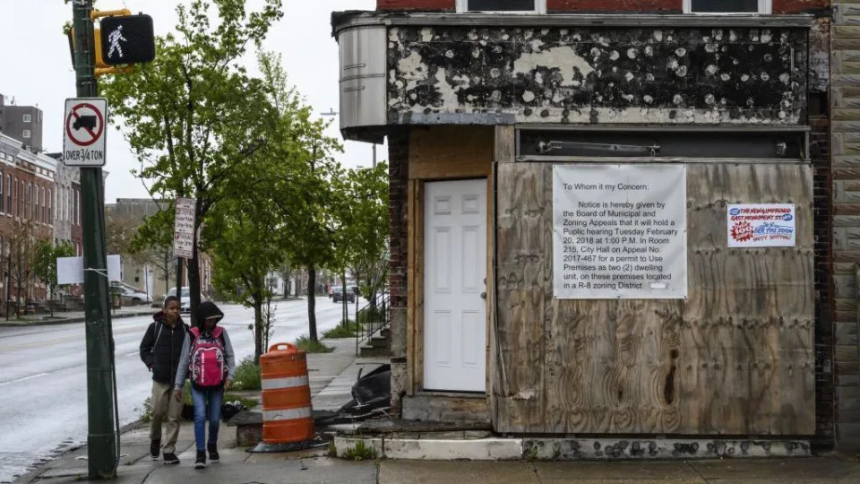 El centro de Baltimore