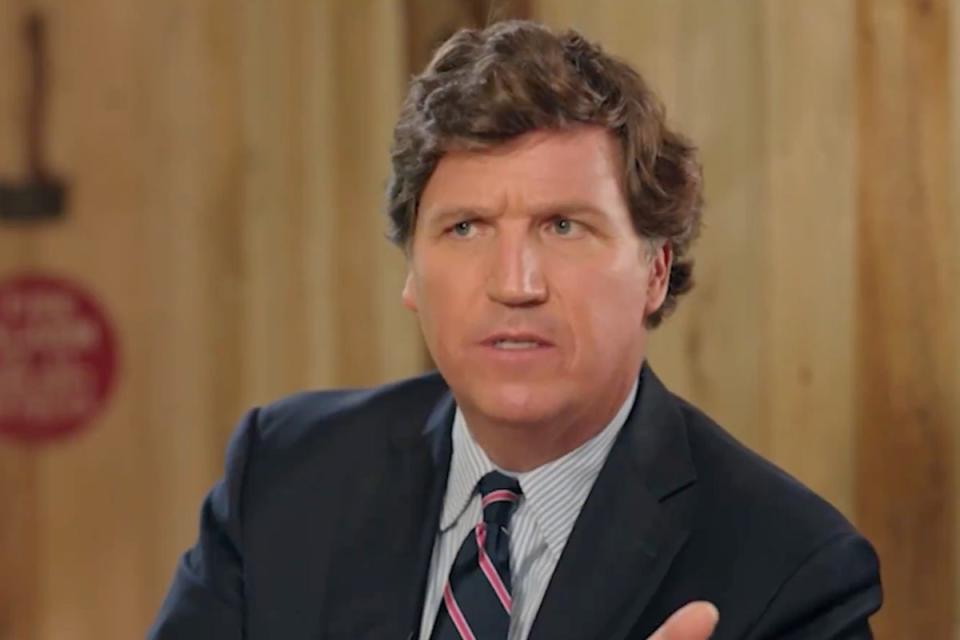 Tucker Carlson was fired from Fox News earlier this year and now has a show on X (Screenshot / X / Tucker Carlson)
