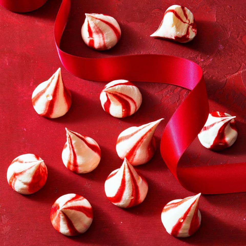 Peppermint Meringues