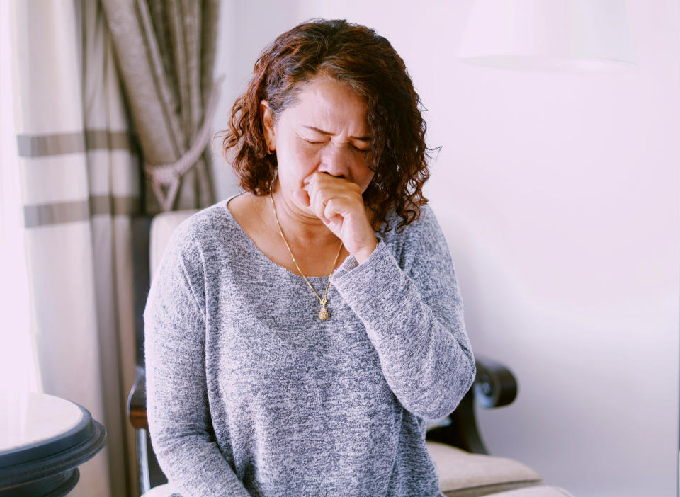 Plenty of things, including common illnesses like bronchitis, can lead people to cough up blood.  (Getty Images)