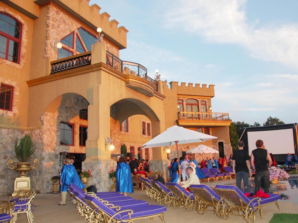 A superhero-themed party at the castle on July 21, 2007.