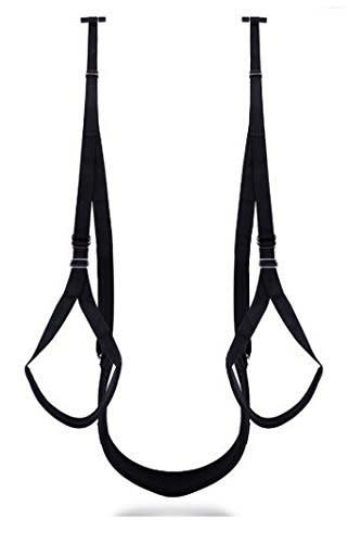 For more ~adventurous couples~ <a href="https://amzn.to/2RyId4S" target="_blank" rel="noopener noreferrer">this sex swing</a> can take your bondage play to a new level. It's one of Amazon's best-selling swings, likely because it's made of durable material, is easy to install (and ideal for rented spaces!) and can be adjusted to use in several different positions. <strong><a href="https://amzn.to/2RyId4S" target="_blank" rel="noopener noreferrer">Get this over-the-door bondage restraint swing on Amazon</a></strong>.