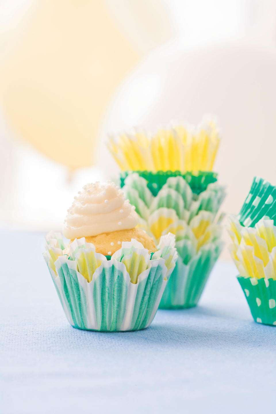 Bite-Size Sour Cream-Pound Cake Cupcakes