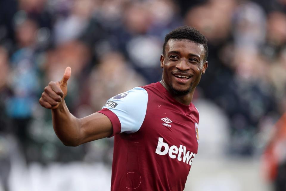 Just getting started: Kudus is confident he can still improve at West Ham (Getty Images)