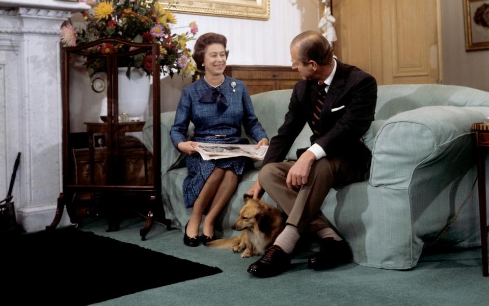 The Queen and Prince Philip at Balmoral in 1976 - PA