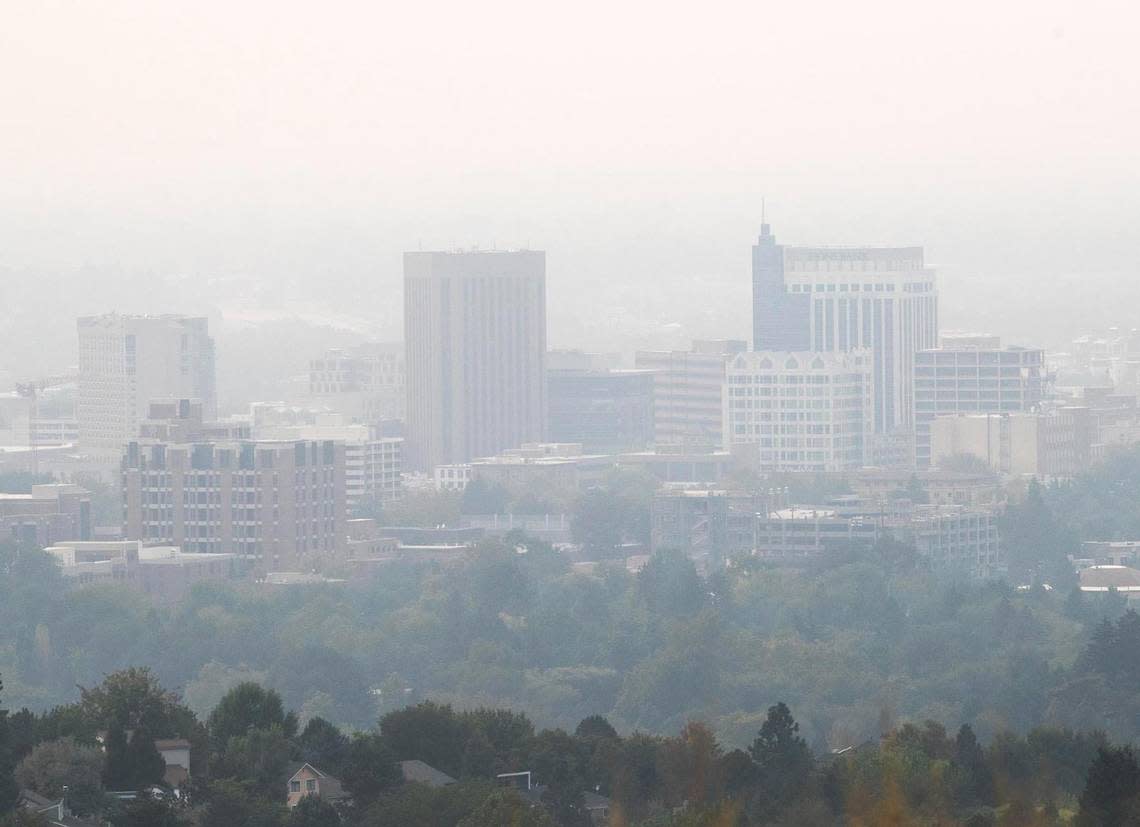 Smoke from western state wildfires is a contributing factor to any poor air quality in the Treasure Valley, DEQ said.