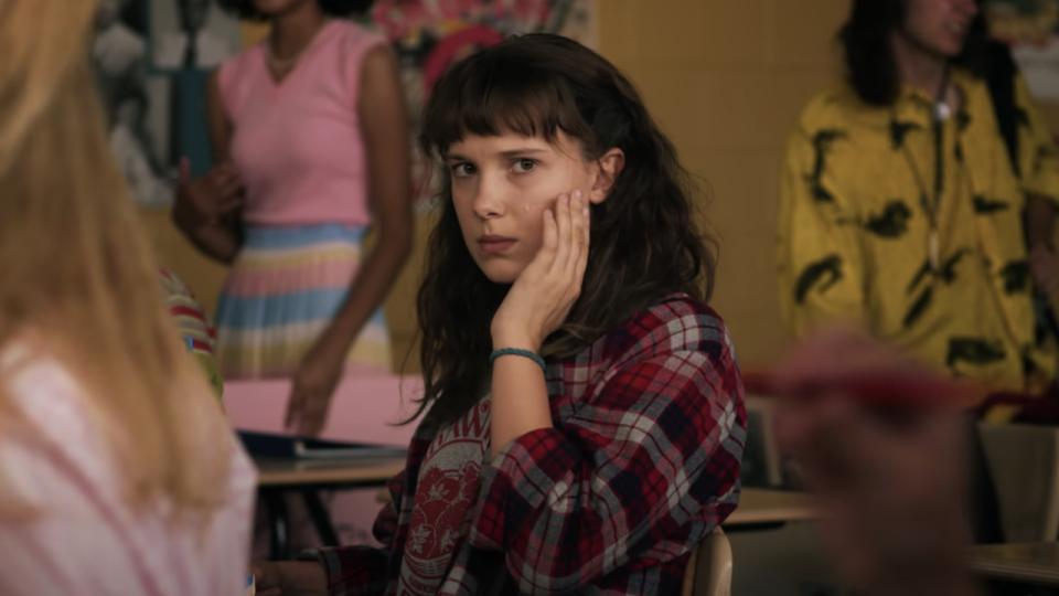 stranger things trailer screenshot eleven high school