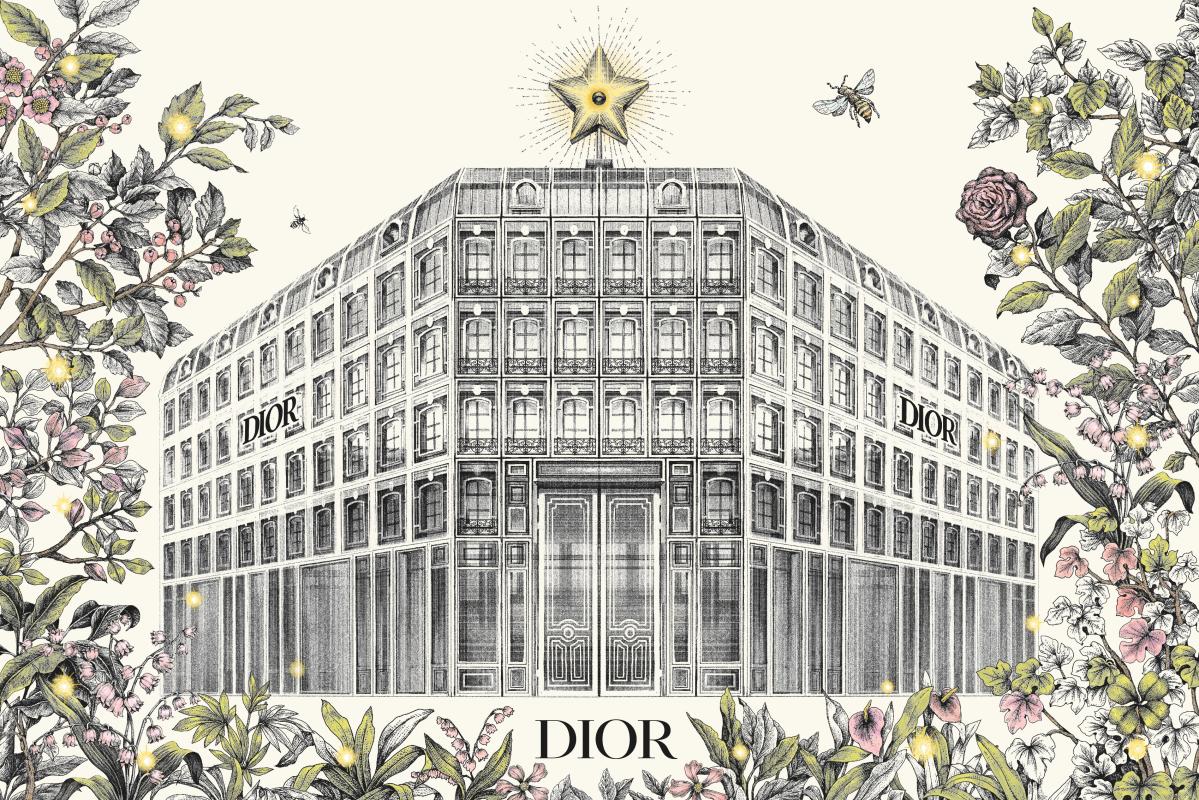 Pop Up Structure Inside a Mall To Promote the Brand. Dior is a