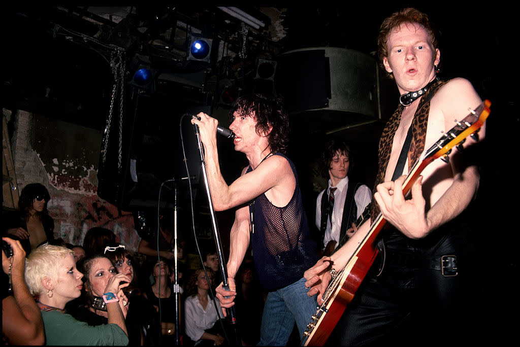 The Dead Boys at CBGBs nightclub, New York, 1978. (Credit: Eileen Polk via Getty Images)