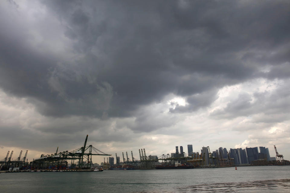 Singapore’s skyline and port in January 2018. (File Photo: Reuters/Thomas White)