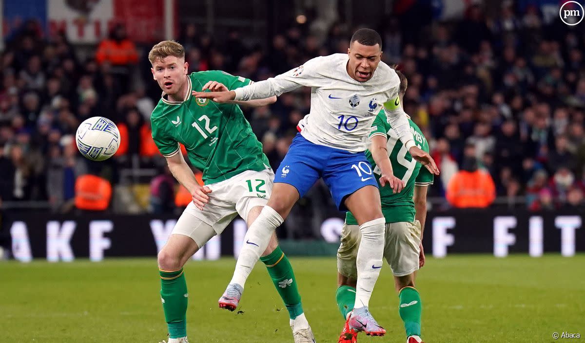 Le match Irlande/France a été diffusé ce lundi 27 mars 2023. - Abaca