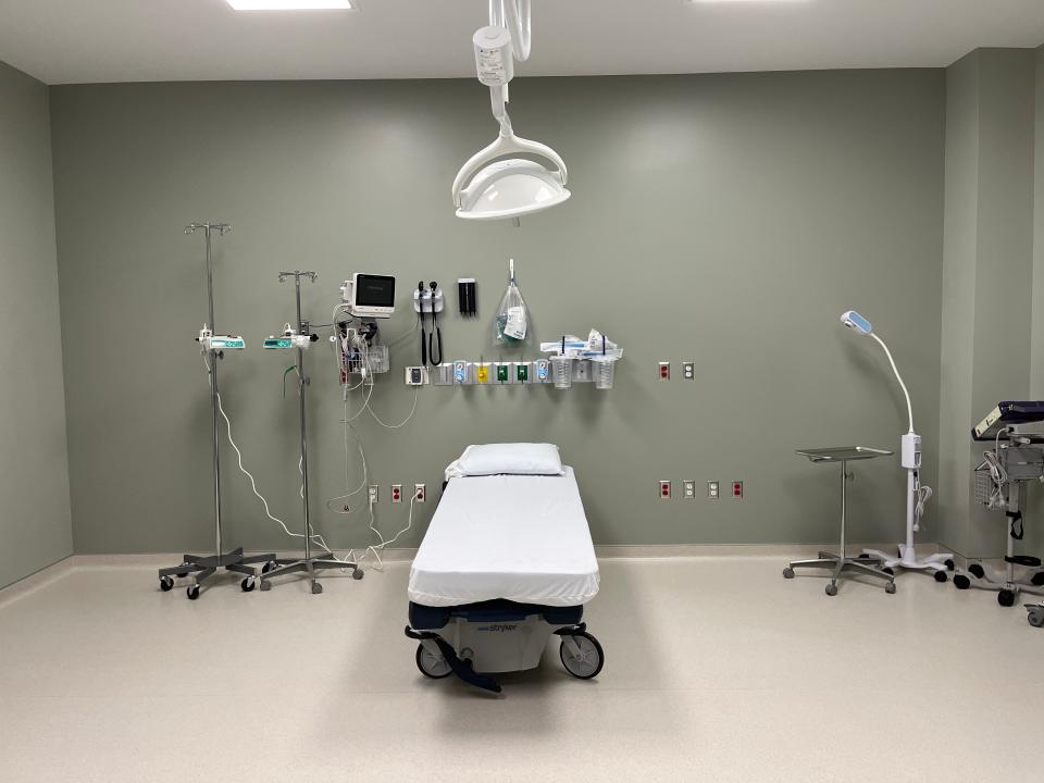 Green Bay ER & Hospital has treatment rooms to treat patients at its Bellevue facility.