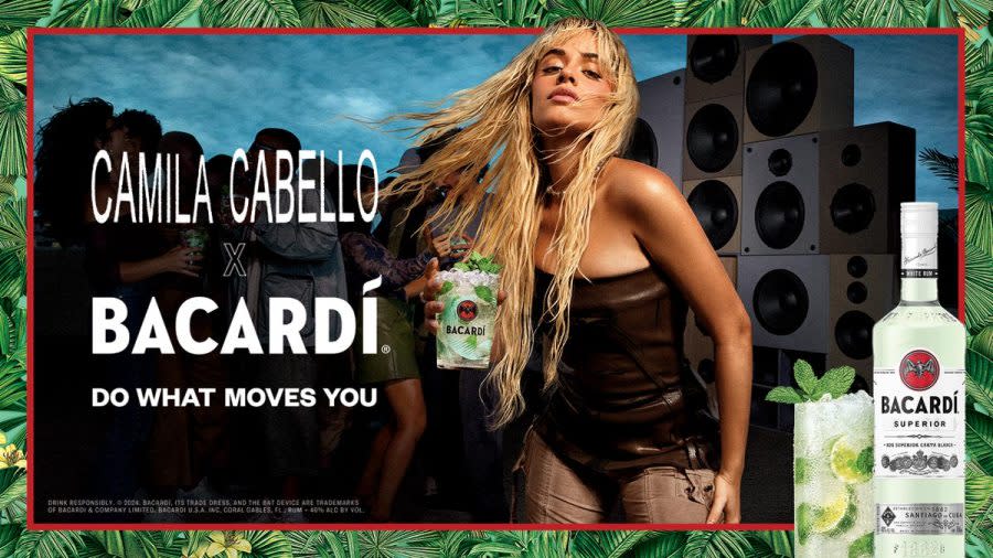 Camila Cabello Is the New Global Face of Rum Brand Bacardi