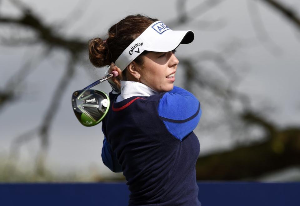 England’s Georgia Hall claimed a share of the halfway lead in Carnoustie  (PA Wire)