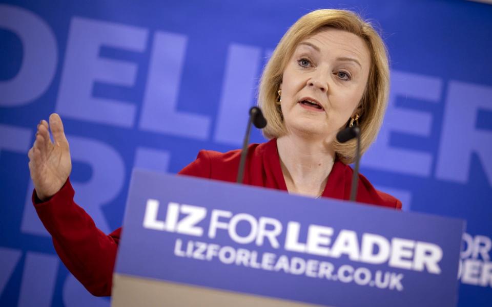 Liz Truss - Tolga Akmen/EPA-EFE/Shutterstock