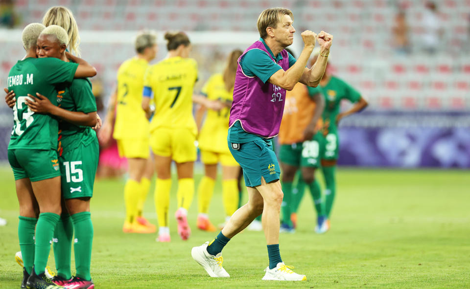 Matildas coach Tony Gustavsson.