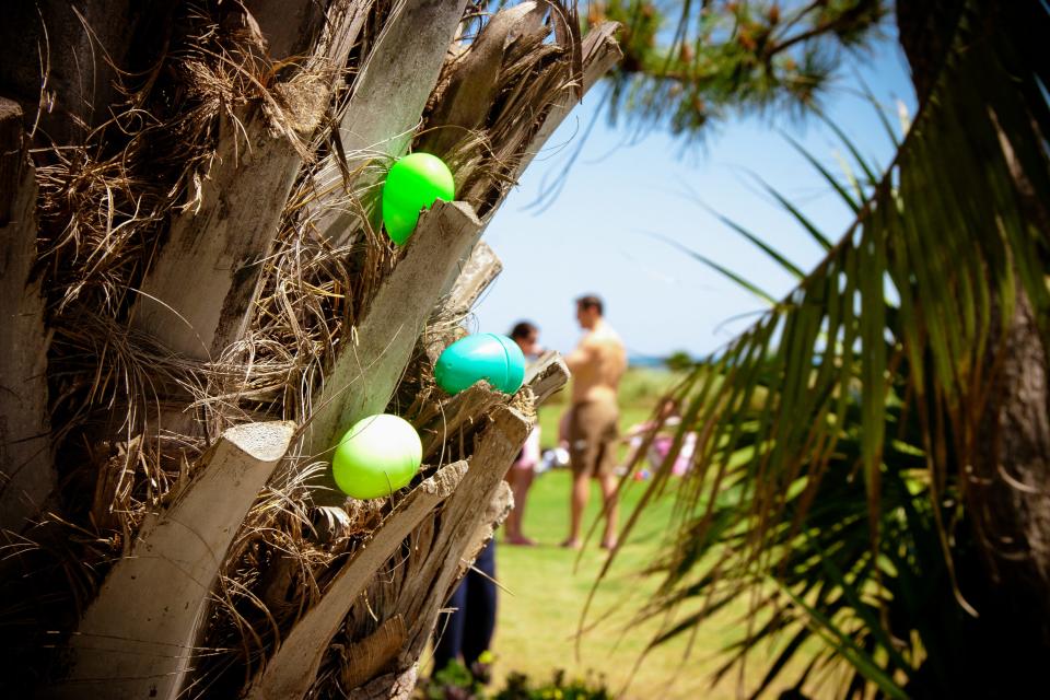 Blockade Runner Beach Resort in Wrightsville Beach offers an annual Easter brunch, as well as egg hunts and appearances with the Easter Bunny.