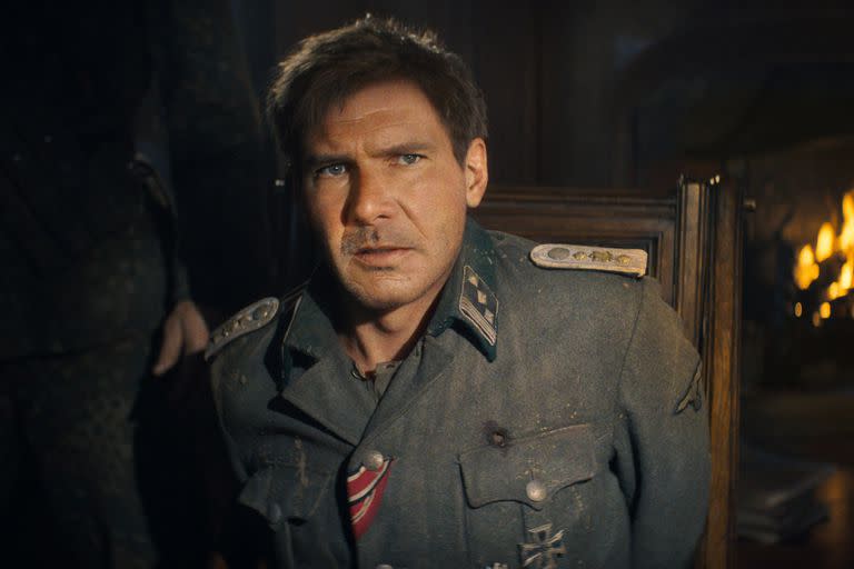 Indiana Jones (Harrison Ford) in Lucasfilm's IJ5. ©2022 Lucasfilm Ltd. & TM. All Rights Reserved.