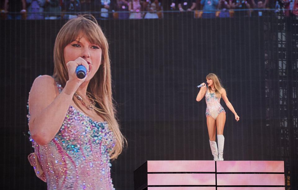 Taylor Swift at Acrisure Stadium.