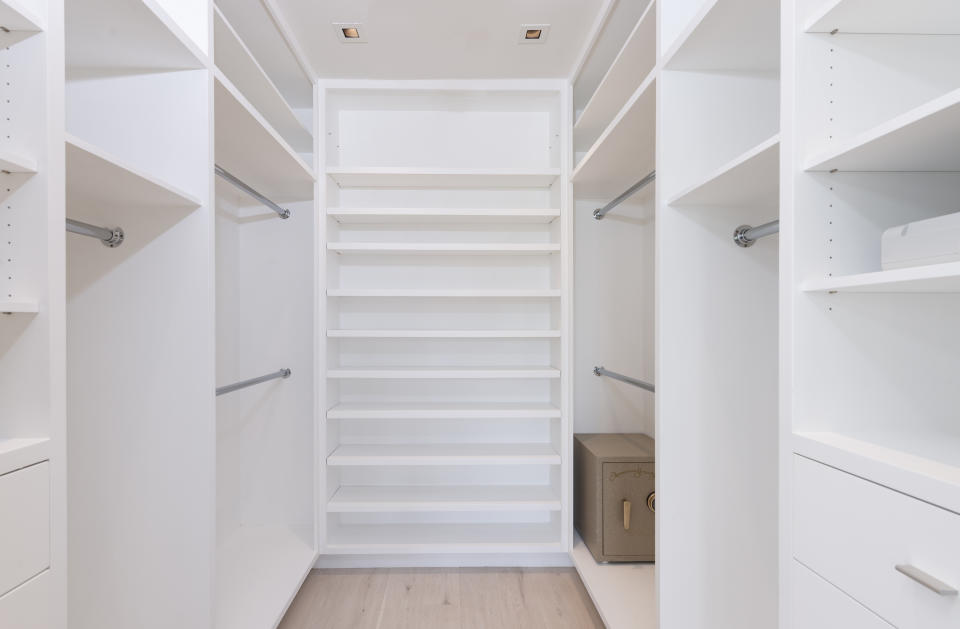 The closets at Mel B's former L.A. home are gigantic. (Photo: The Agency)