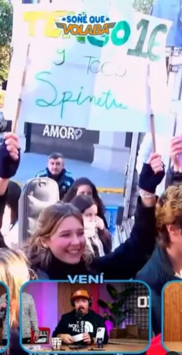 Así se presentaba Olivia en el estudio de Olga hace dos días