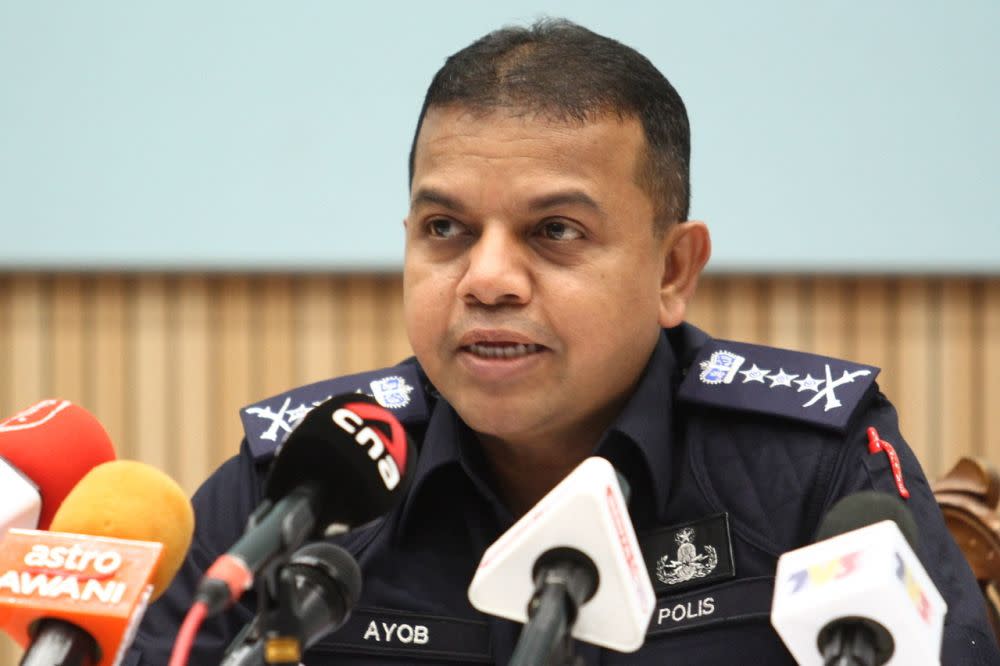 Johor police chief Datuk Ayob Khan Mydin Pitchay is optimistic that rogue officers will be taken to court soon. — Picture by Ben Tan