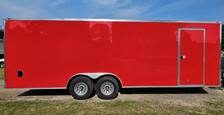 This red trailer was located Dec. 8 after it was stolen from shooting victim Jossiel Rodriguez-Perez, according to the Cumberland County Sheriff's Office.