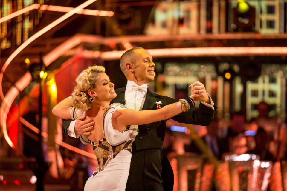 On the dancefloor: Judge Rinder on last year's Strictly (BBC/Guy Levy)