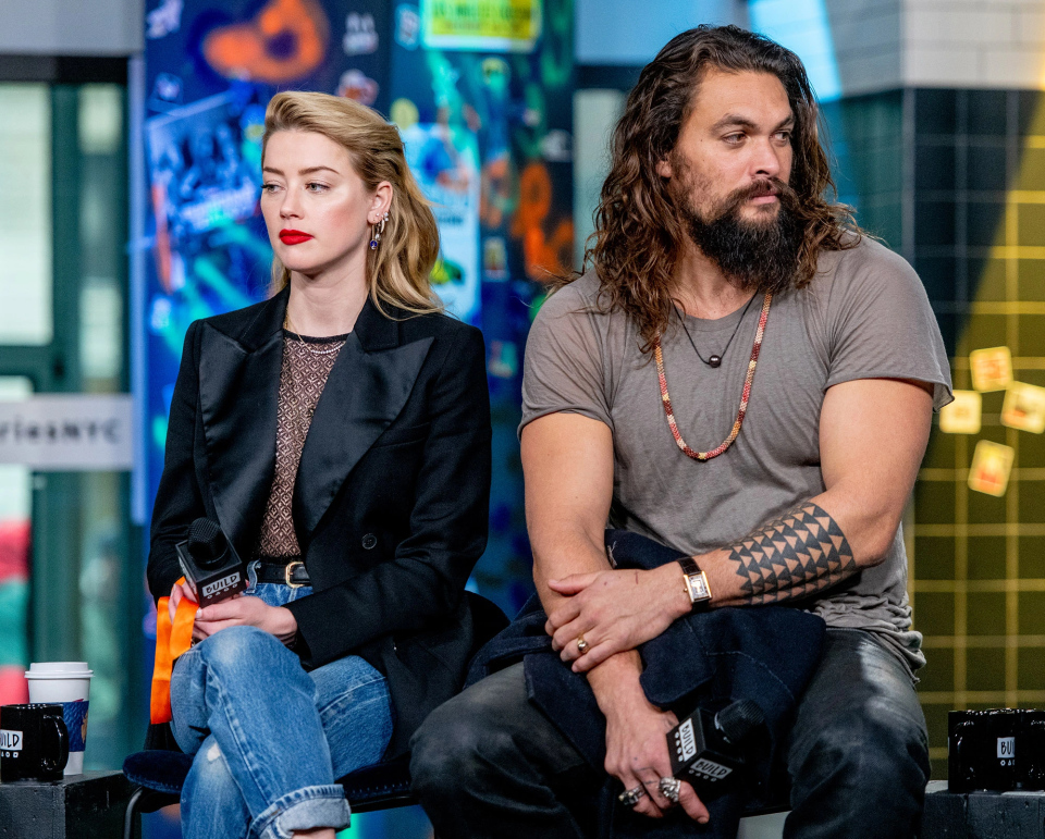 Amber Heard con Jason Momoa / Cortesía 