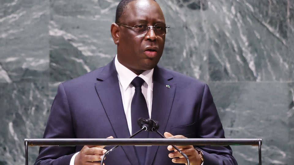President of Senegal Macky Sall. - Pool/Getty Images North America/Getty Images