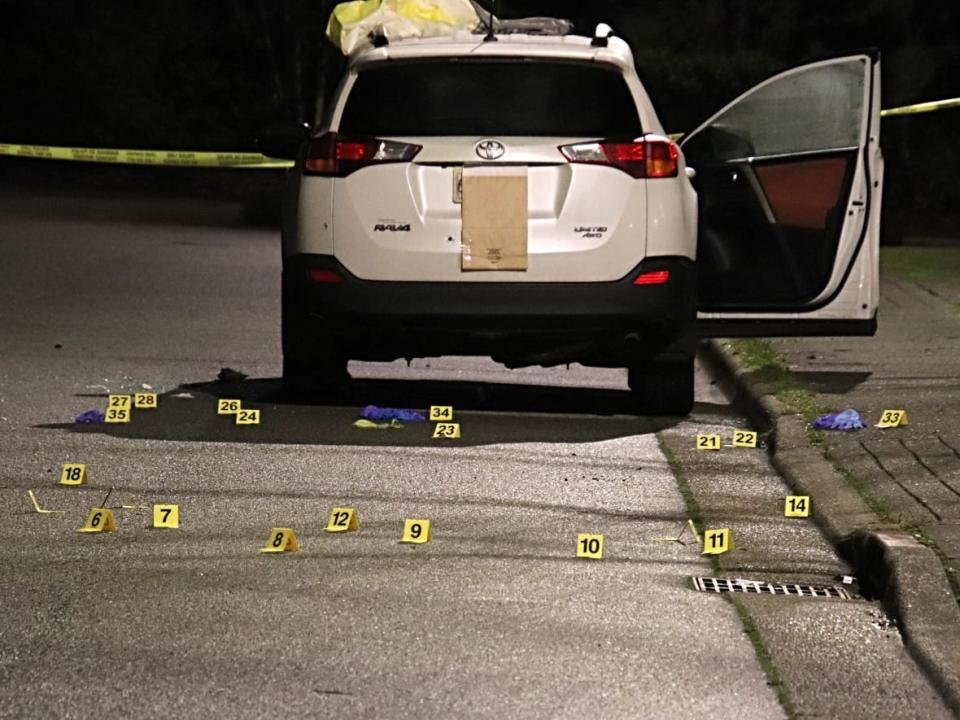 Police are investigating a shooting in Coquitlam Saturday that left one man injured.  (Shane MacKichan - image credit)