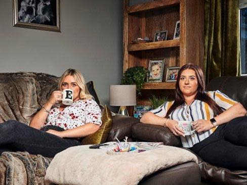 Ellie Warner and her sister Izzi on 'Gogglebox': Channel 4